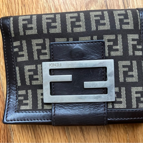 FENDI ZUCCA MAMMA Folding Wallet - Picture 2 of 7
